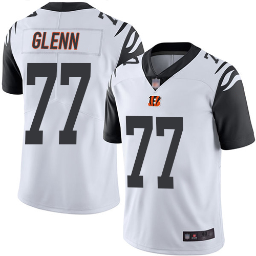 Cincinnati Bengals Limited White Men Cordy Glenn Jersey NFL Footballl #77 Rush Vapor Untouchable->cincinnati bengals->NFL Jersey